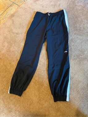 PINK Victoria's Secret Girls' Navy Track Pants with white  Side Stripe
